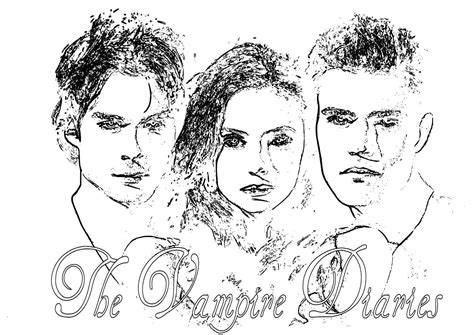Vampire Diaries Coloring Pages
