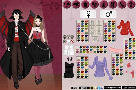 Vampire Dress Up Game Features Comparison