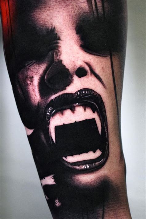 Vampire Face Tattoos