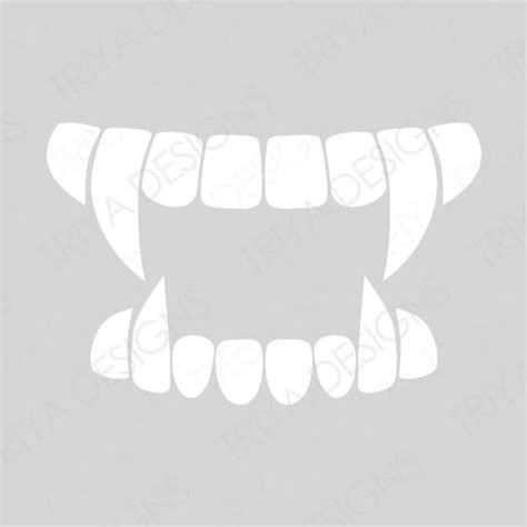 Unleash Your Inner Vampire with Free Vampire Teeth SVG - Sink Your Fangs into Spooky Fun Today!