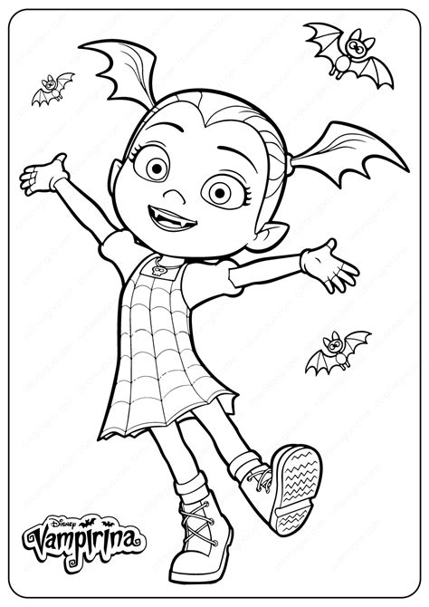 Vampirina Coloring Page