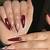 Vampy and Vivacious: Dark Burgundy Nail Designs for a Bold Fashion Statement