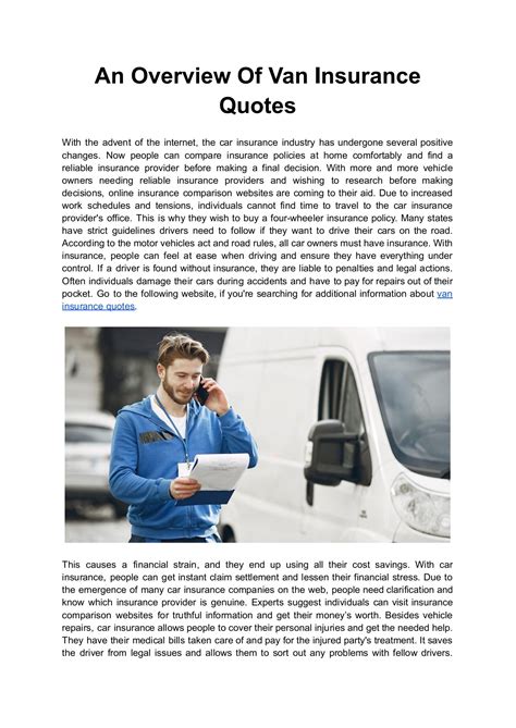 Van Insurance Quotes Admiral