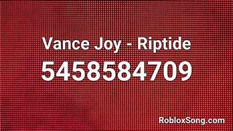 Vance Joy - Riptide Roblox ID - Roblox music codes