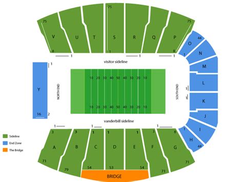 Vandy Football Stadium Seating Chart