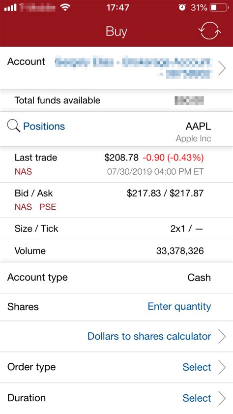 Vanguard Stock Trading App