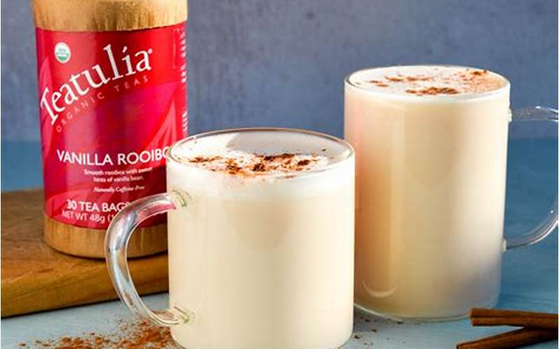 Vanilla Rooibos Tea Latte