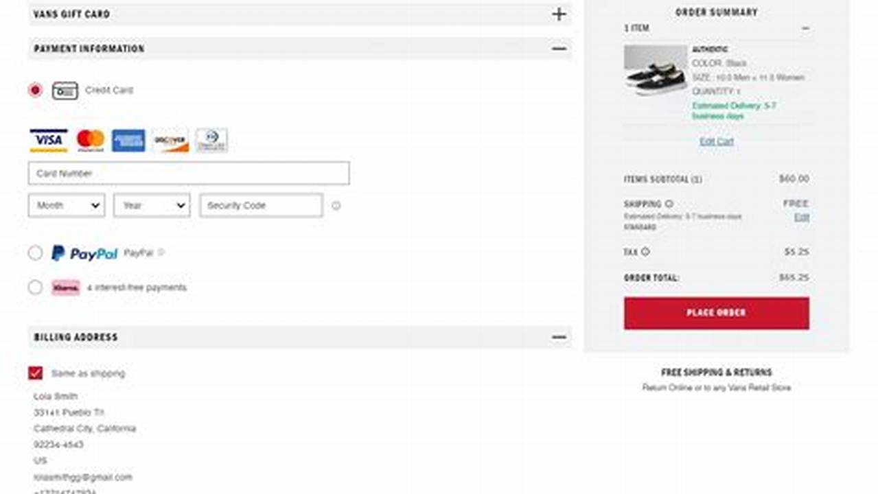 Vans Promo Code Jan 2022
