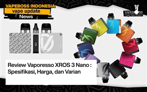 Vaporesso Xros Spesifikasi