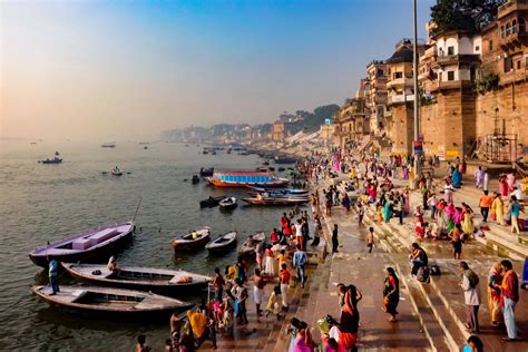 Varanasi Ghats Crowds