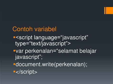 Variabel javascript