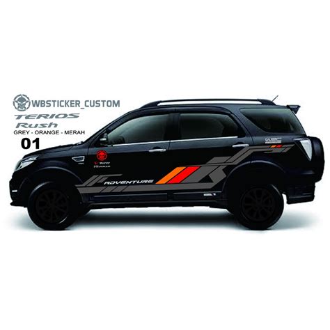 Variasi Stiker Mobil Terios