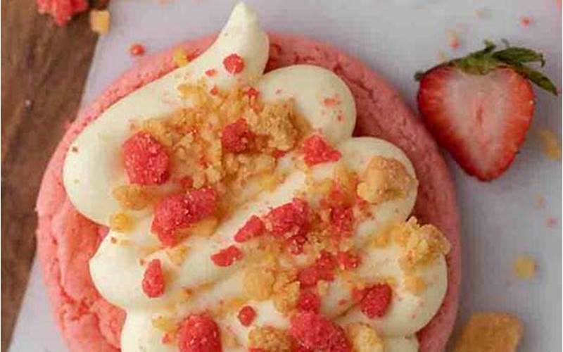 Variations Of Strawberry Shortcake Crumbl Cookie