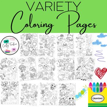 Variety of Coloring Pages and Themes