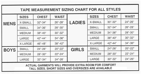Varsity Cheer Uniform Size Chart