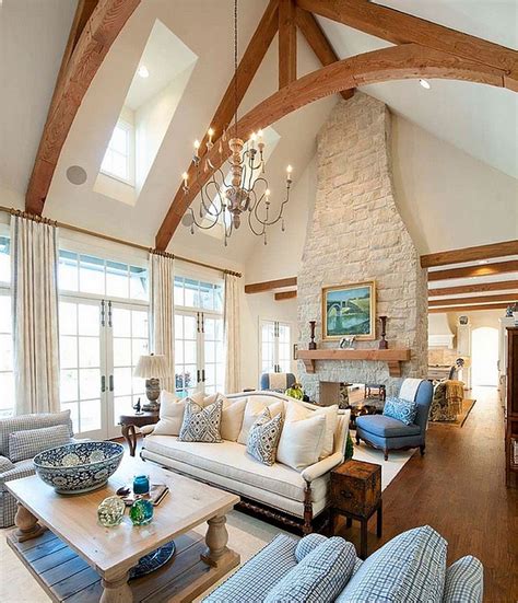 Vaulted Living Room Ceiling Design Ideas