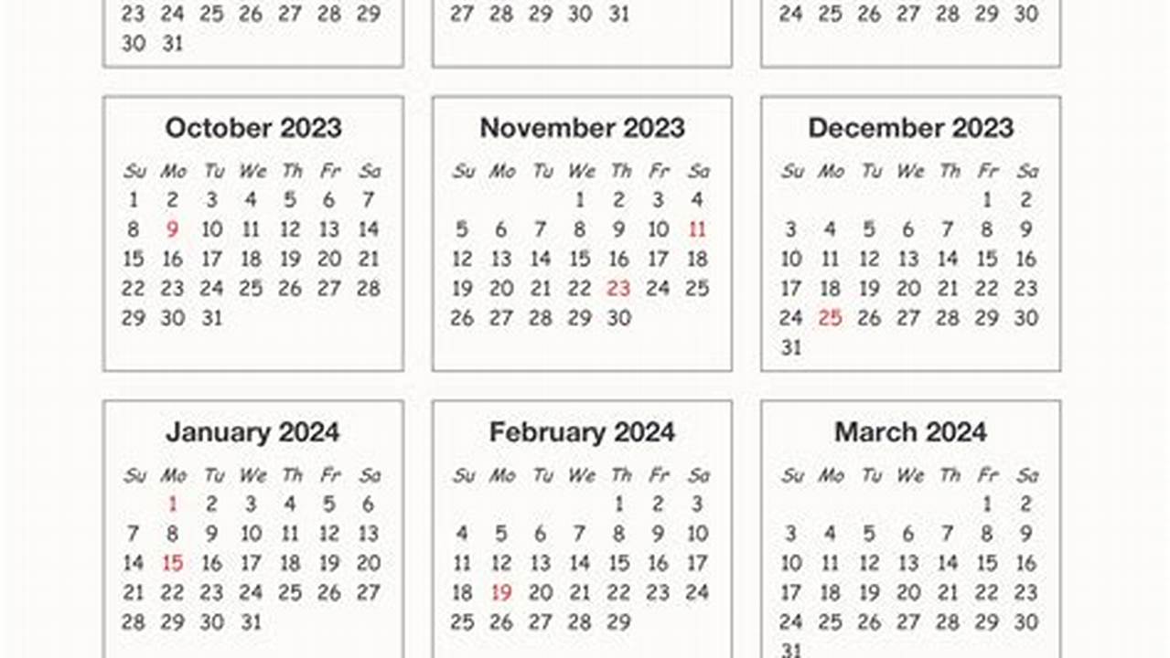 Vcom Calendar 2024-2025