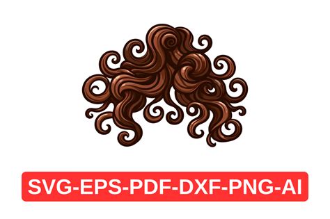 Get Mesmerized with Our Gorgeous Vector Curly Hair SVGs: Unleash the Power of Artistic Manifestation!