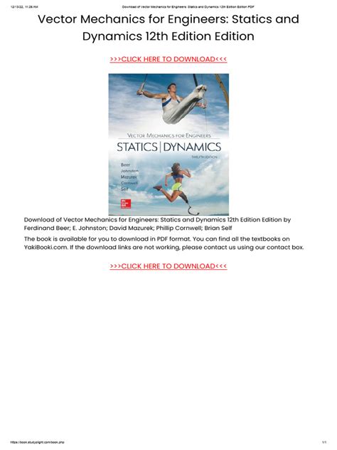 Vector Mechanics For Engineers: Dynamics Highlights