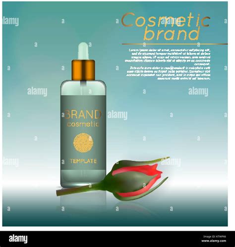 Vector Realistic 3D Cosmetic Background