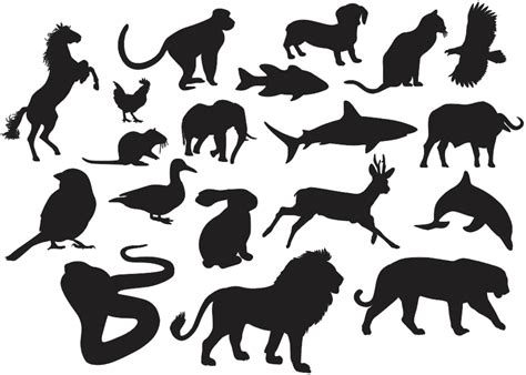 Download Vector Silhouette DXF Files