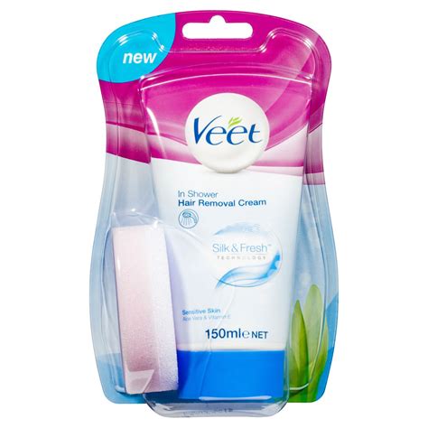 Say Goodbye to Irritation with Veet's Delicate Touch: In Shower Cream for Sensitive Skin