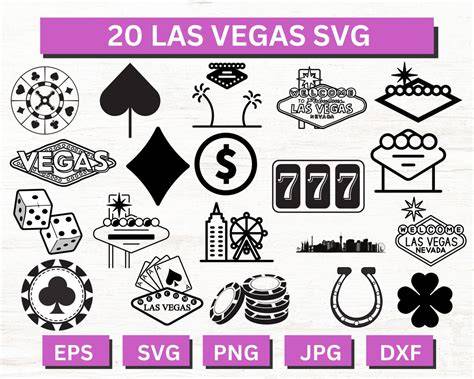 Unleash the Neon Glitz of Sin City with Vegas SVG - Your Ultimate Design Solution!