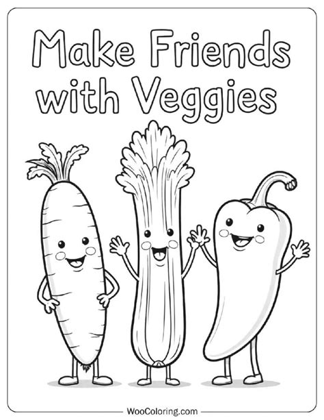 Vegetable Coloring Page