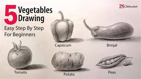 Vegetable Drawing Techniques