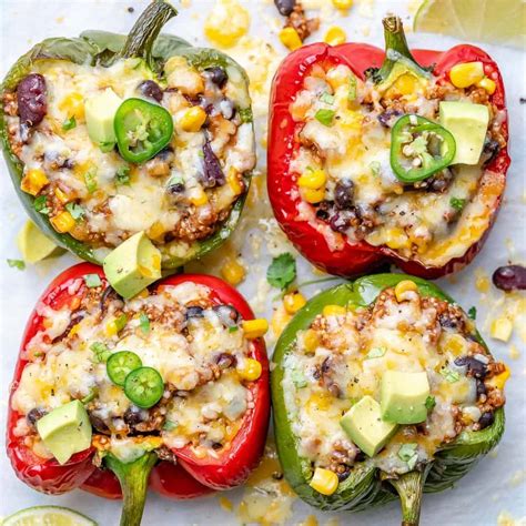 Vegetable-Stuffed Bell Peppers
