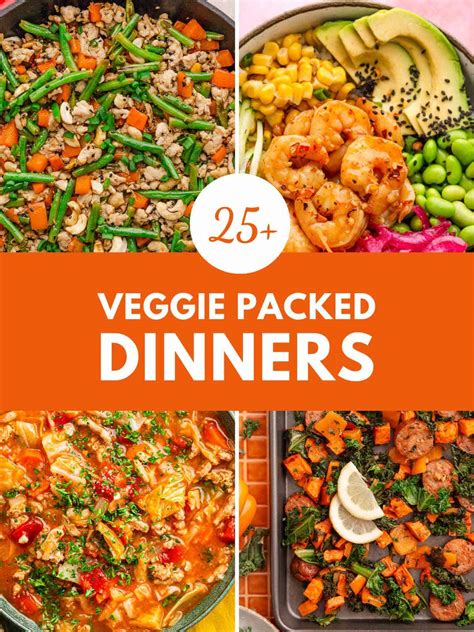 Vegetable-packed dinner recipes