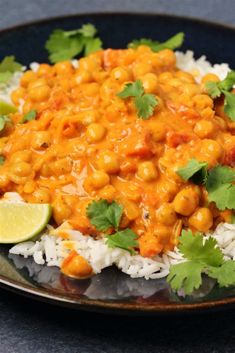 Vegetarian Chickpea Curry with Basmati Rice