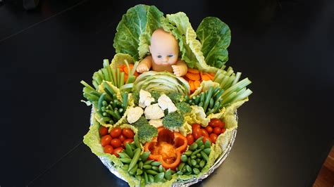 Two tier veggie tray for baby shower Baby shower fruit, Veggie tray