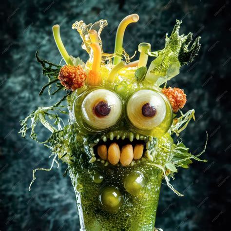Veggie Monster Eating Vegetables