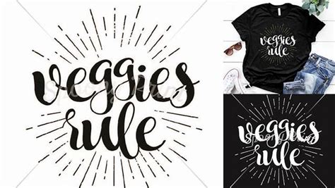 Veggies rule Printable