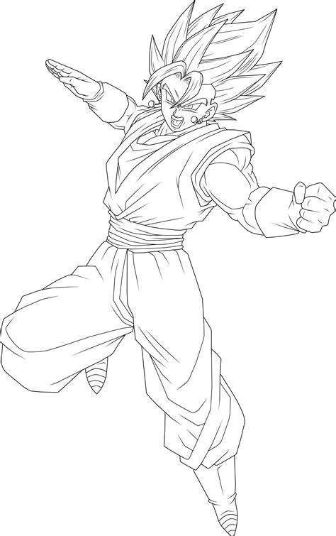Vegito Coloring Pages