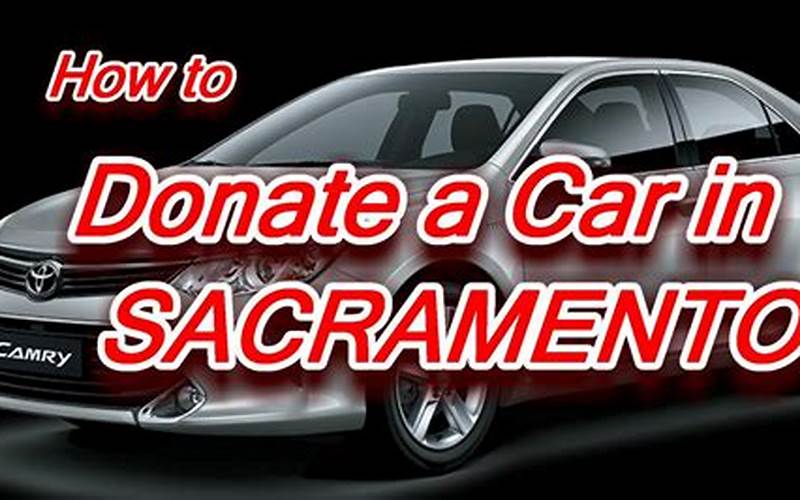 Vehicle Donation Sacramento