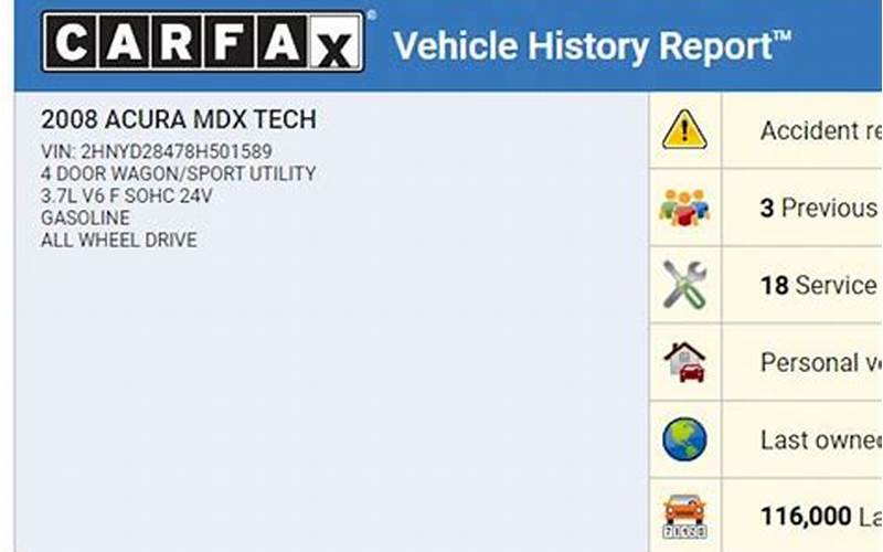 Vehicle History Report Jeep