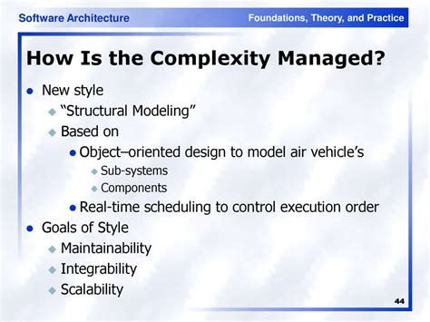Vehicle Model and Complexity