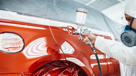 Vehicle Painting in Progress