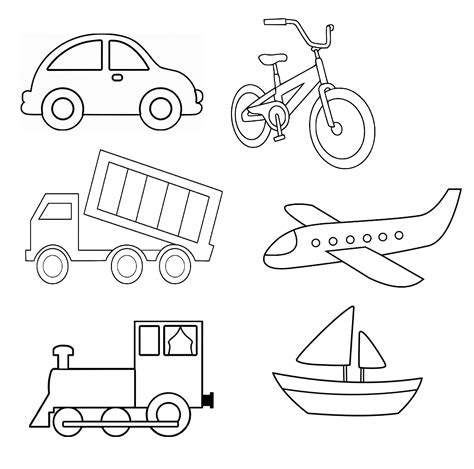 Vehicles Coloring Pages