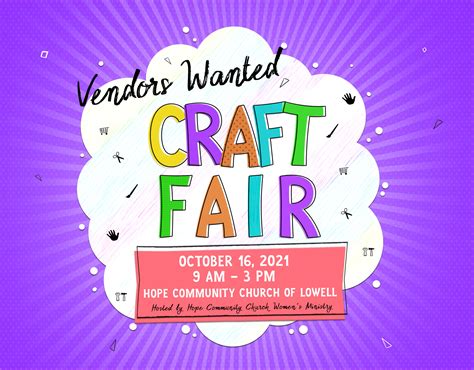 Calling all Vendors! Join our Craft Fair and Showcase Your Talent