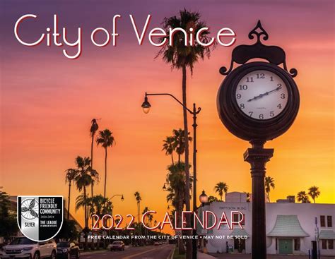 Venice Glitz Wall Calendar Venice maintains a captivating lifestyle
