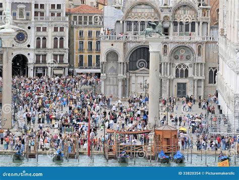 Venice Crowds St Marks Square
