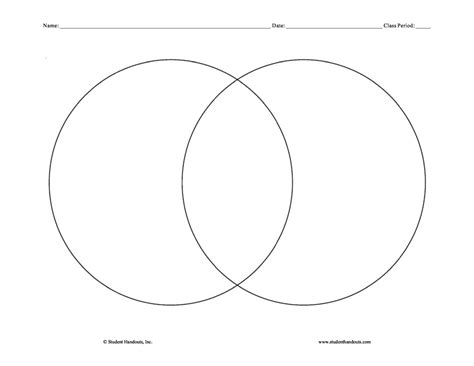 Venn Diagram Word Template