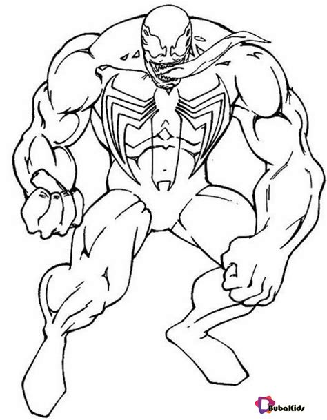 Venom Coloring Pages