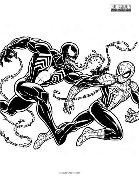 Venom Spiderman Coloring Page