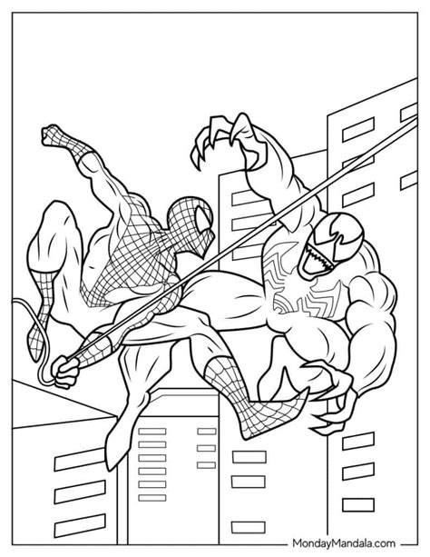 Venom Spiderman Coloring Pages