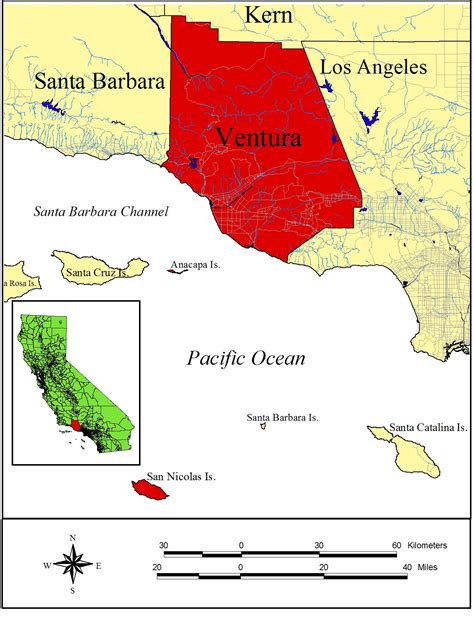 Buy Ventura County Map