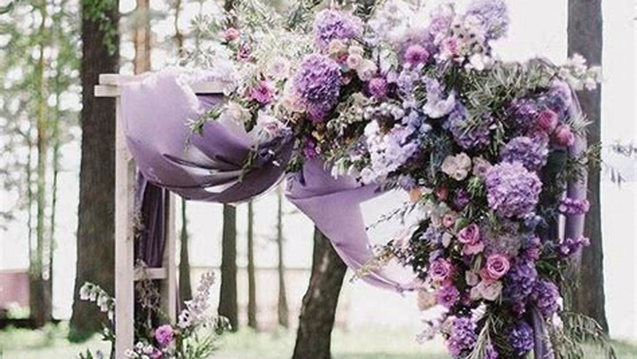 Venue, Rustic Lavender Wedding Theme